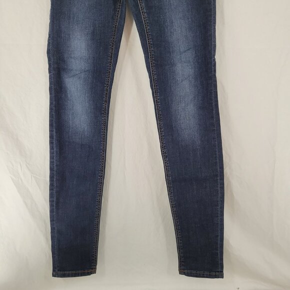 H&M &Denim Maternity Jeans Mama Super Skinny High Rib Medium Wash Women's 6 - Picture 5 of 16